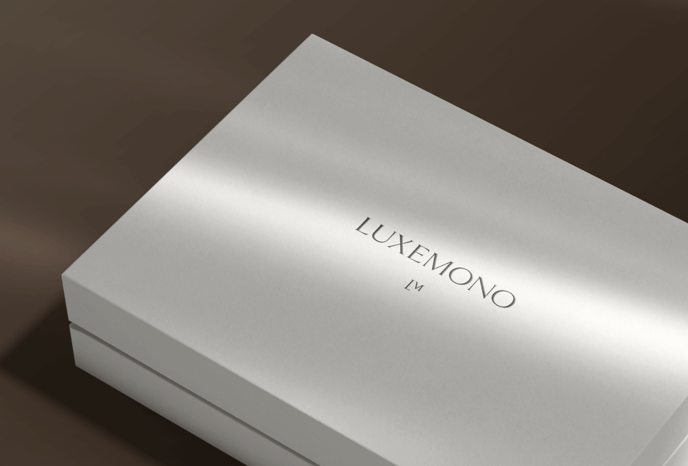 Luxemono's branded box